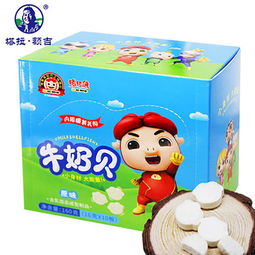 塔拉额吉 猪猪侠玩具糖 奶片内蒙特产160g原味盒装儿童干吃零食