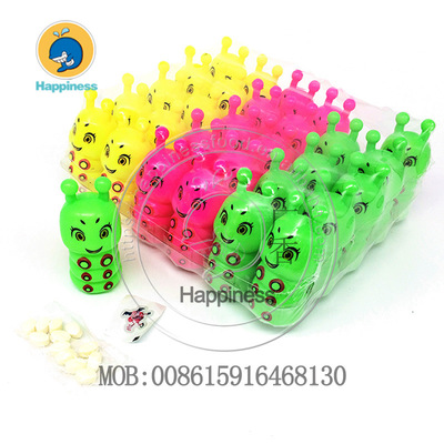 toy candy 毛毛虫玩具糖 配纹身贴纸 儿童玩具糖 儿童零食