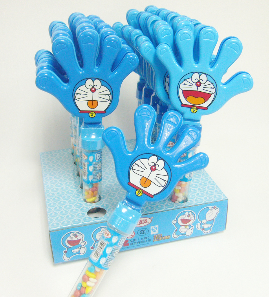 金稻谷海棉宝宝30G雨伞彩豆玩具糖