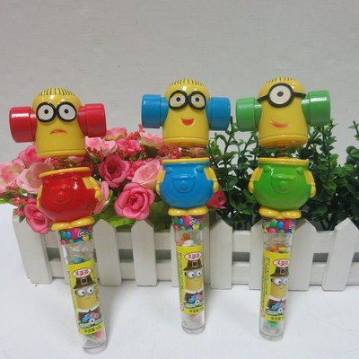 欢乐童年 美姿姿10G小黄人摇摇哨玩具糖——趣味与美味的完美结合